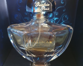 GUERLAIN SHALIMAR ODE à la vanille flacon 50ml vide edition limitee  avec sa boite