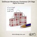 Dollhouse Miniatures Printable Christmas Pack Boxes Bags and Papers ...