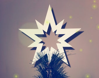 Christmas tree topper star