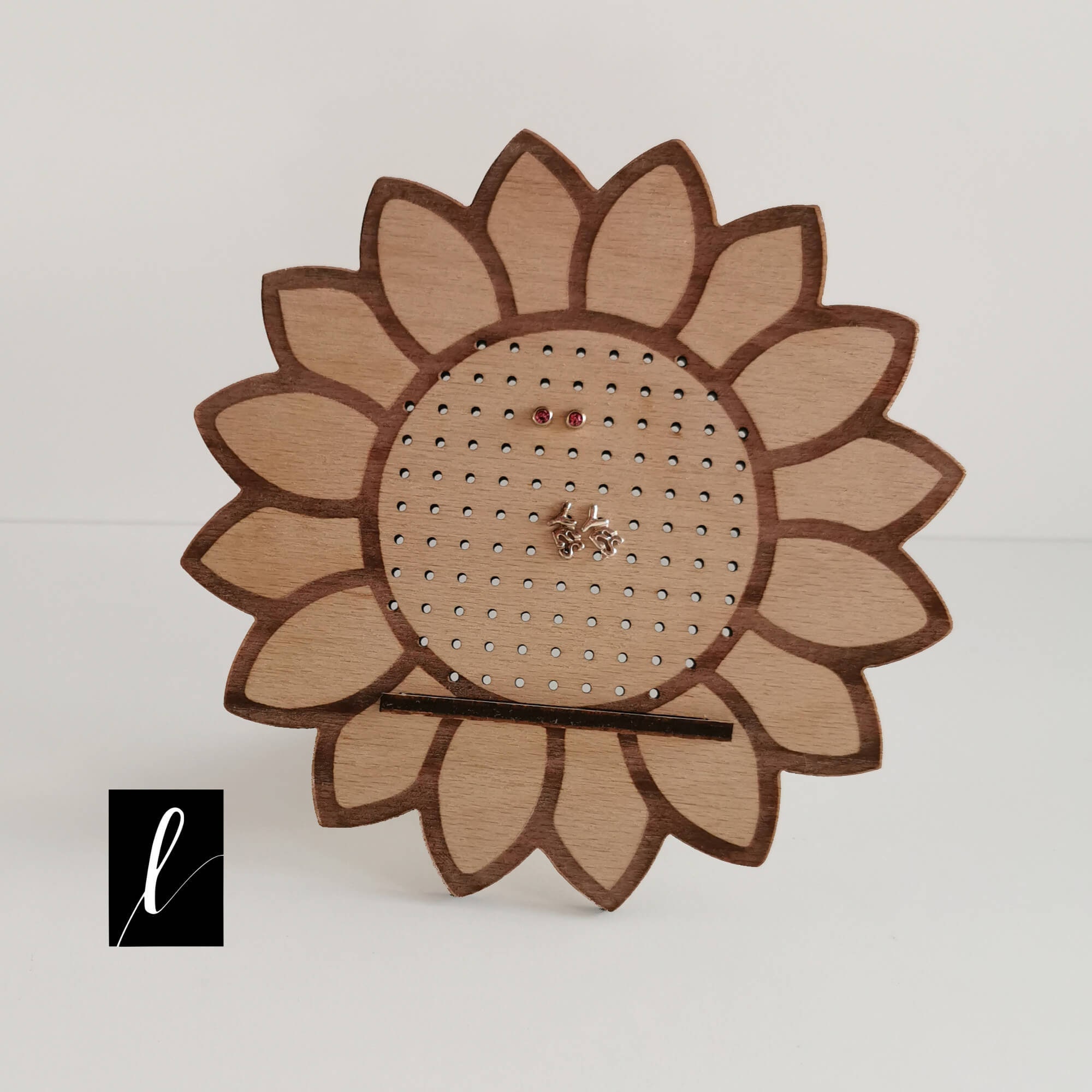 Sunflower Earring Holder Etsy