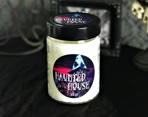Haunted House Scented Horror Candle Dragon S Blood 8 5 Haunted House Scented Horror Candle, Musty Basement Candle