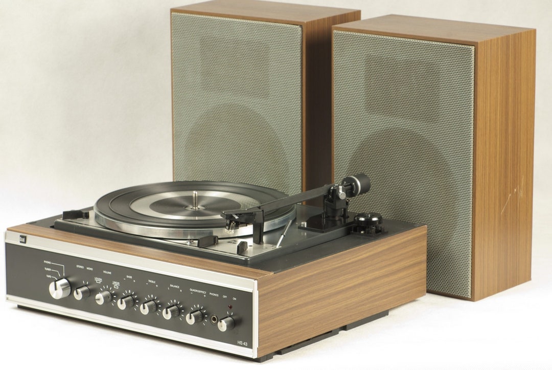 Dual 1215 Turntable With Dual HS43 Amplifier, Complete With
