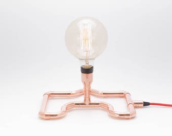 BOA Copper lamp - lovely pure copper table lamp.