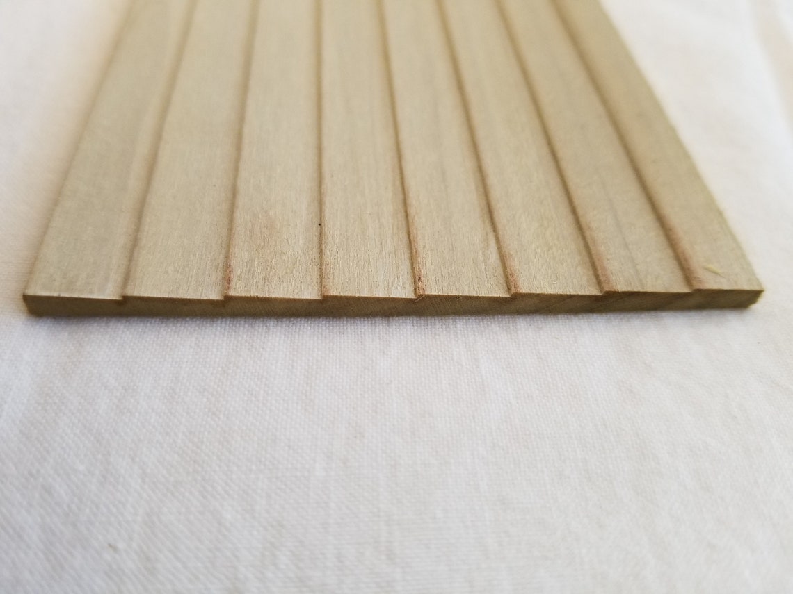 3/8 Inch x 24 Inch Miniature Dollhouse Wood Siding Etsy
