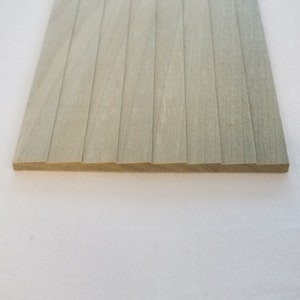 3/8 Inch x 24&quot; Inch Miniature Dollhouse Wood Siding - Hobby Enthusiasts