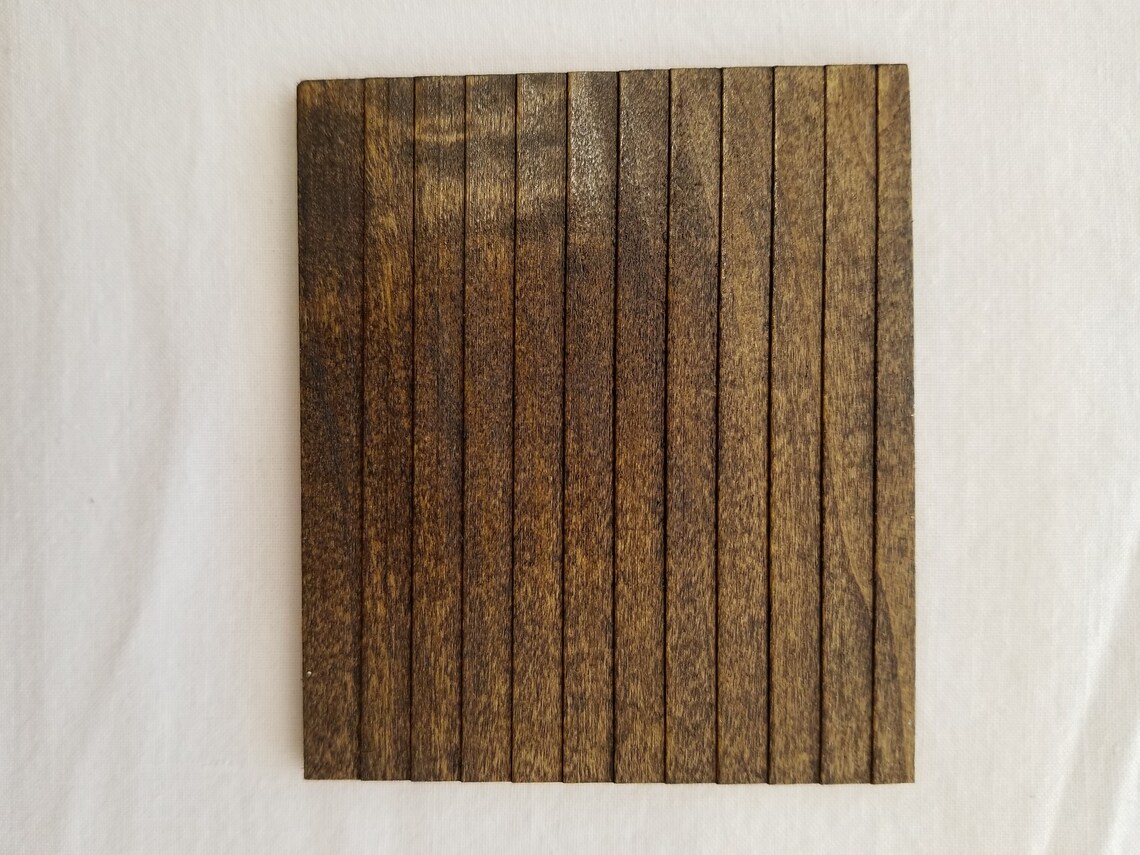 1/4 Inch X 48 Inches Real Wood Siding Dollhouse Miniature Etsy
