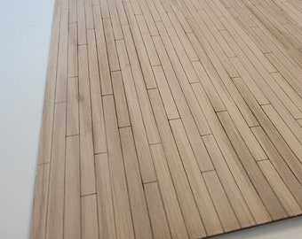 Real White Oak Miniature Flooring/Diorama flooring/Real wood Room Box Flooring/Dollhouse floors/ Real wood miniature floor/ real white oak