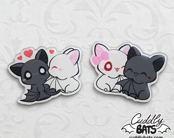 Cuddly Bats fridge magnets