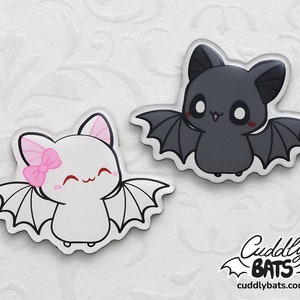 Cute flying bats fridge magnets