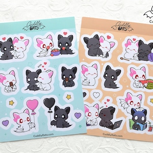Fogli adesivi Cuddly Bats