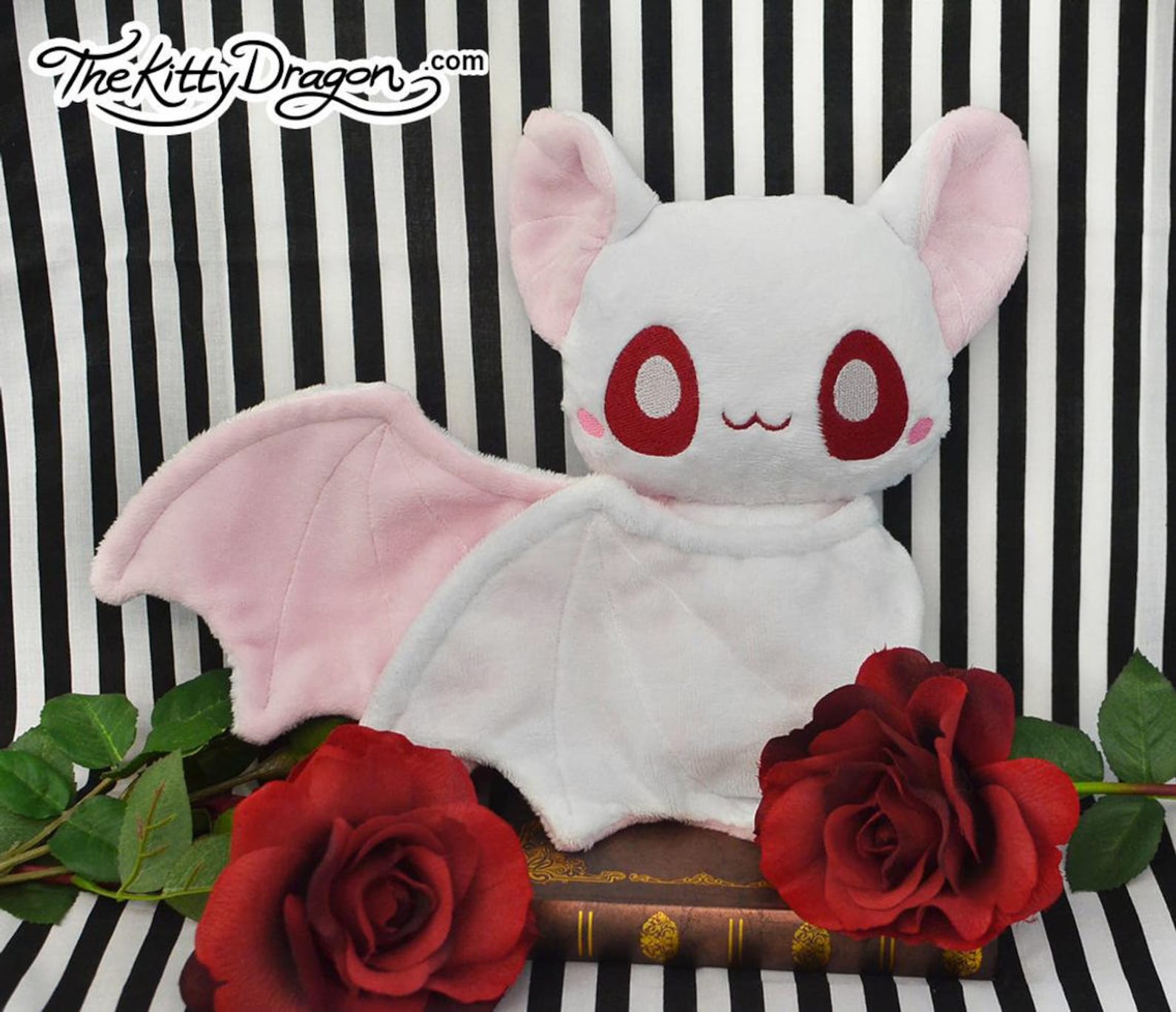 Albino bat plushie Stuffed Animal Plush Toy Cute bats | Etsy