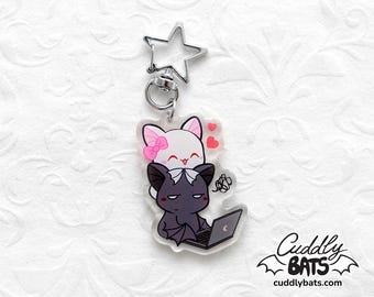 Cuddly Bats Always with you acrylic keychain