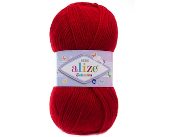 Alize Şekerim Bebe, Knitting Yarn, Crochet Yarn, Baby Yarn, Soft Yarn, Acrylic Yarn, Baby Clothes Yarn, Baby Accessory Yarn