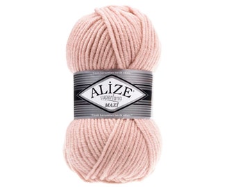 Alize Superlana Maxi, Knitting Yarn, Acrylic Yarn, Wool Yarn, Hand Knitting, Alize Yarn, Crochet Yarn, Winter Yarn