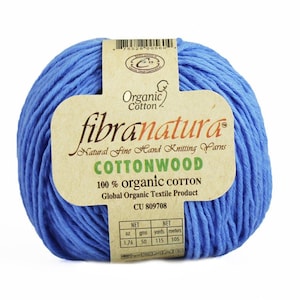 Fibra Natura Cottonwood, Organic Cotton, Natural Cotton, Kntting Yarn, Cotton Yarn, Baby Yarn, Natural Yarn, FibraNatura, Yarn