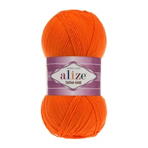 Alize Cotton Gold, Crochet Yarn, Knitting Yarn, Baby Yarn, Acrylic Cotton Yarn