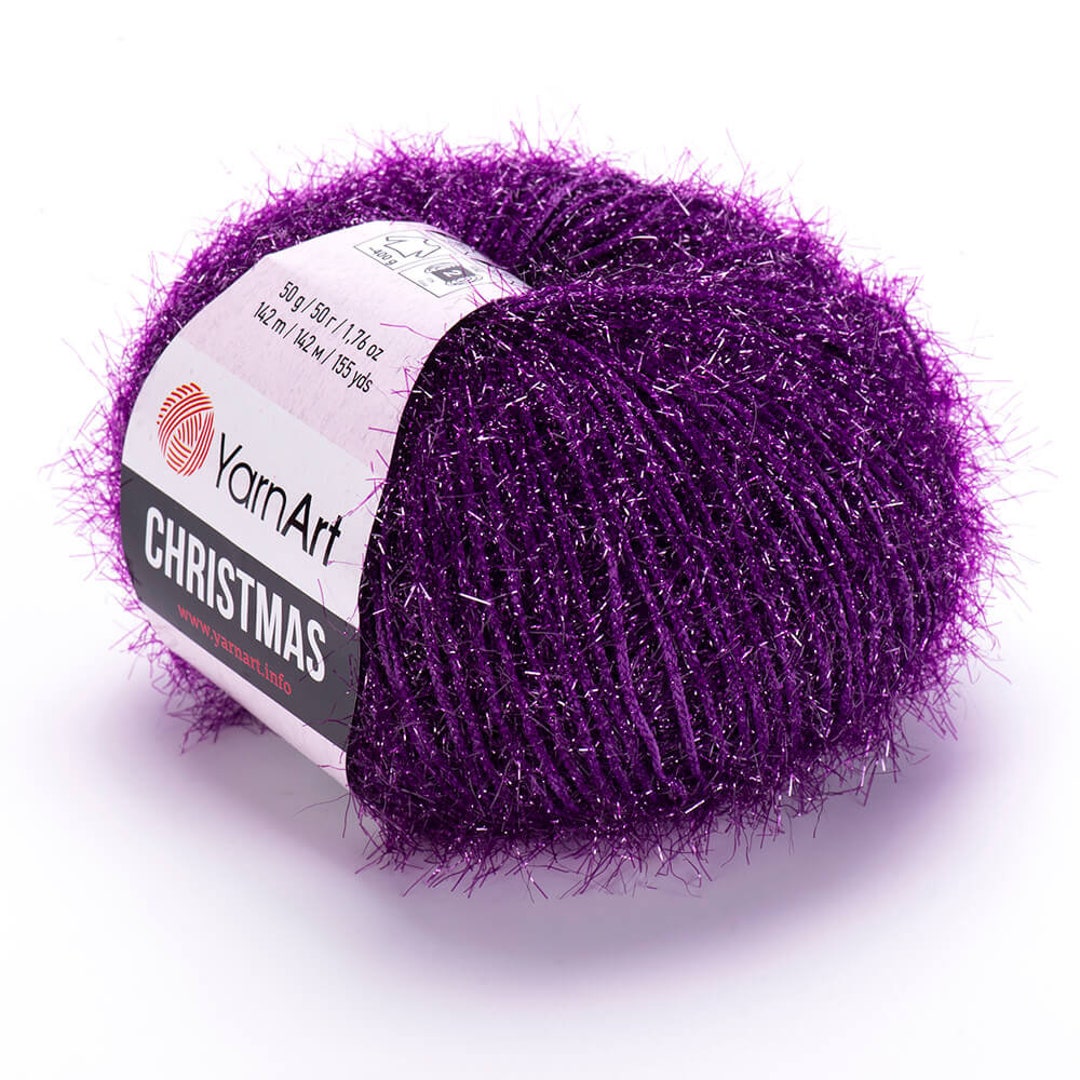 Yarnart Christmas, Sparkle Yarn, Polyamide Yarn, Sparkly Yarn, Metallic