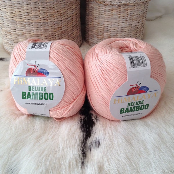 Himalaya Deluxe Bamboo, Crochet Yarn, Knitting Yarn, Baby Yarn, Bamboo Yarn, Cotton Yarn, Sport Yarn