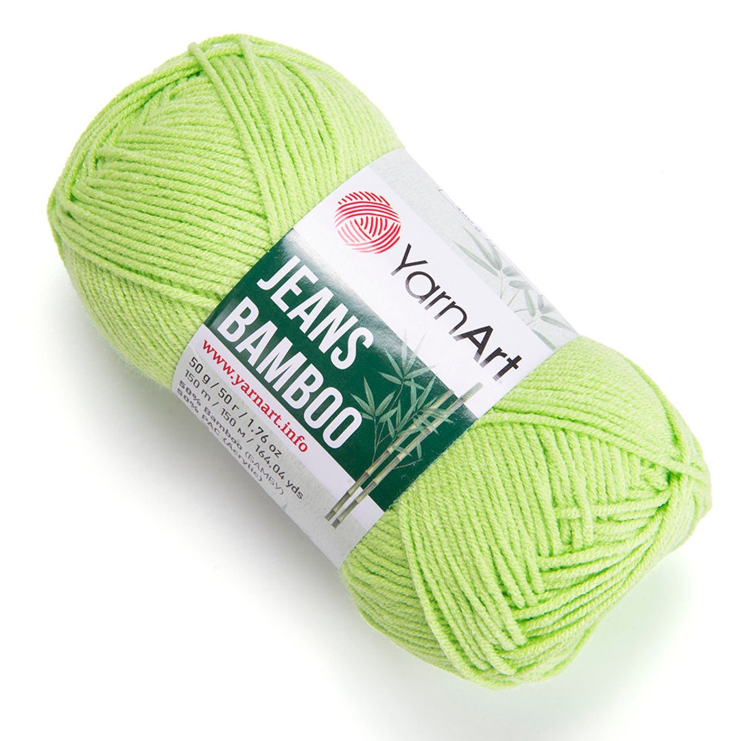 Yarnart Jeans Bamboo, Amigurumi Yarn, Acrylic Yarn, Bamboo Yarn, Summer