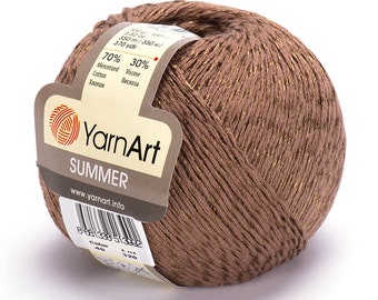 YarnArt Summer, Glittery Yarn, Knitting Yarn, Summer Yarn, Sparkly Yarn, Shawl Yarn, Bright Yarn, Accessories Yarn, Crochet Yarn