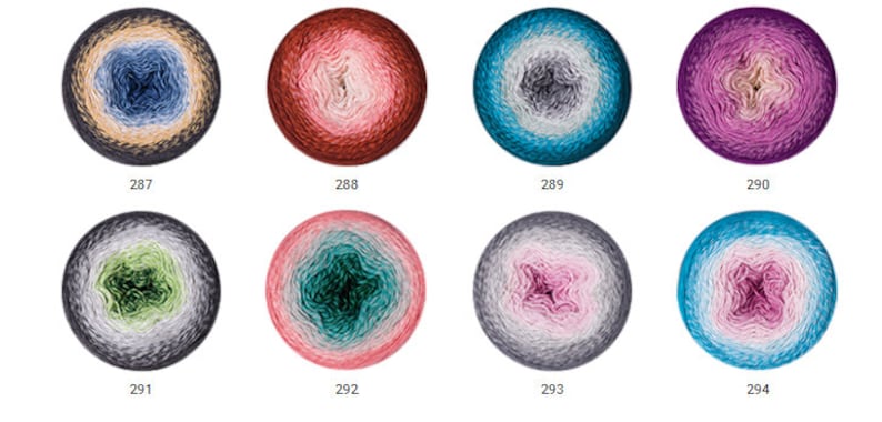 YarnArt Flowers, Batik Yarn, Knitting Yarn, Cotton Yarn, Premium Acrylic Yarn, Soft Yarn, Multicolour Yarn, Shawl Yarn, Dress Yarn image 6