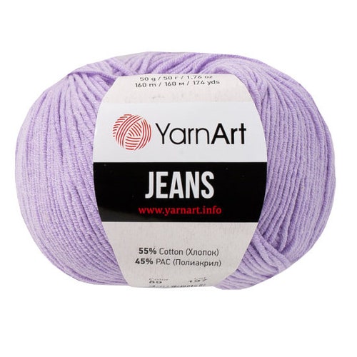 YarnArt Jeans Knitting Yarn, Cream 03