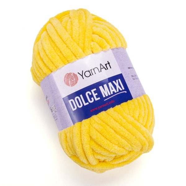 YarnArt Dolce Maxi, Super Bulky Yarn, Baby Yarn, Amigurumi Yarn, Blanket Yarn, Very Softy Yarn, 100% Micro Polyester Yarn, Velvet Yarn,