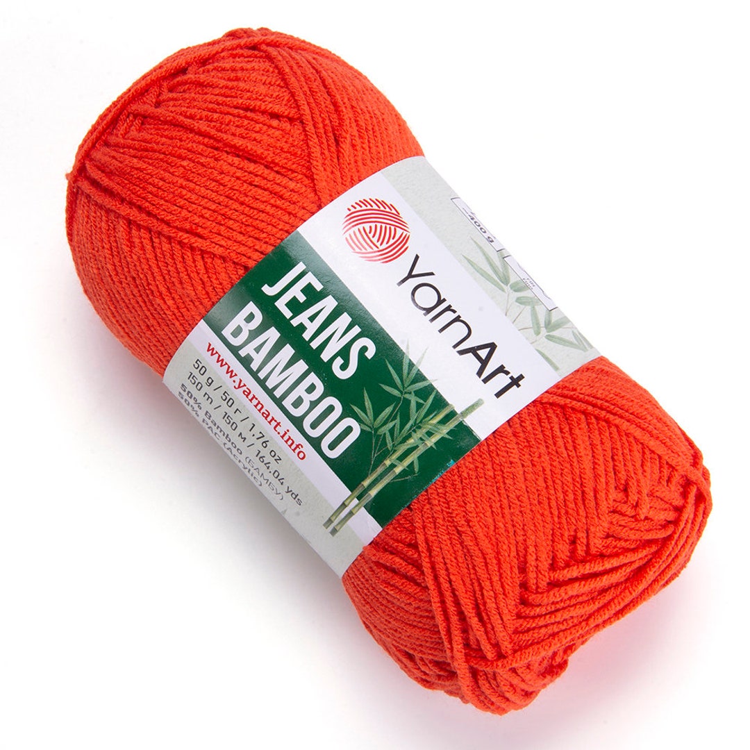 Yarnart Jeans Bamboo, Amigurumi Yarn, Acrylic Yarn, Bamboo Yarn, Summer