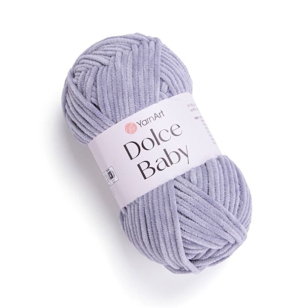 YarnArt Dolce Baby, Very Softy Yarn, Velvet Yarn, Baby Yarn, Multicolor Yarn, Amigurumi Yarn, Plush Yarn, 100% Micro Polyester Yarn