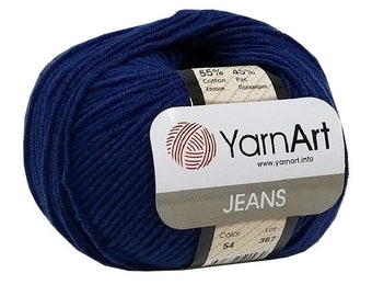 YarnArt Jeans, Fils de coton Amigurumi, Fils à tricoter, Fils au crochet, Fils pour bébés, Amigurumi