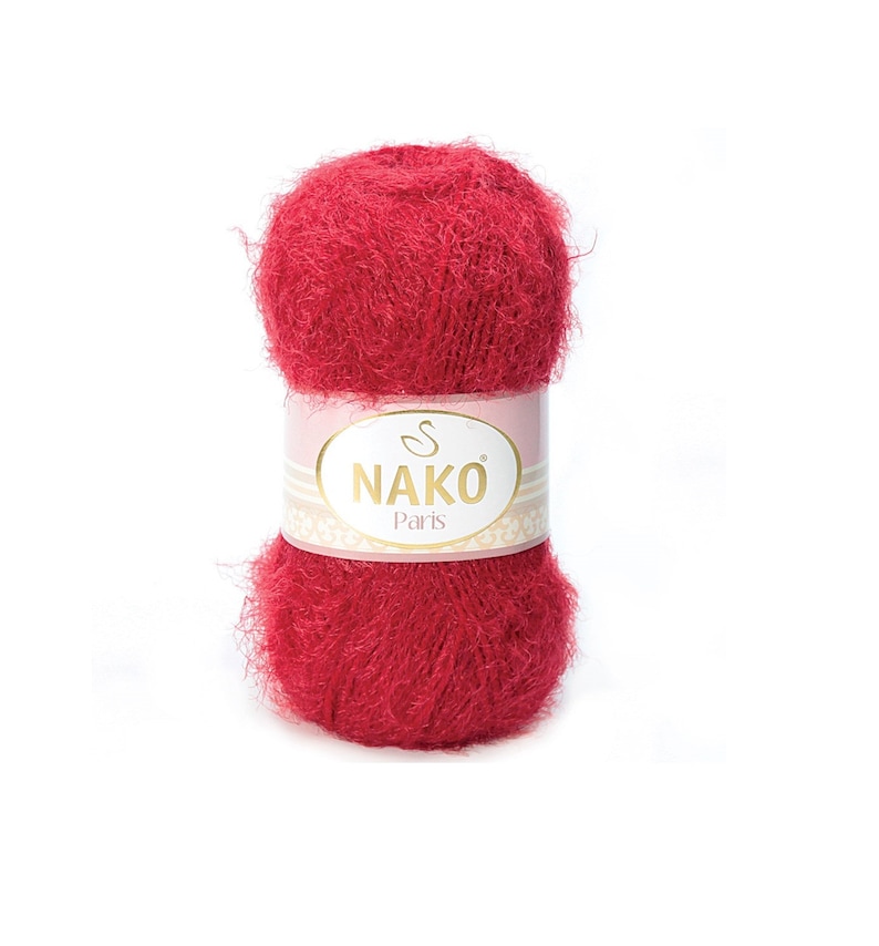 Nako Paris Knitting Yarn Crochet Yarn Acrylic Yarn Shawl Etsy