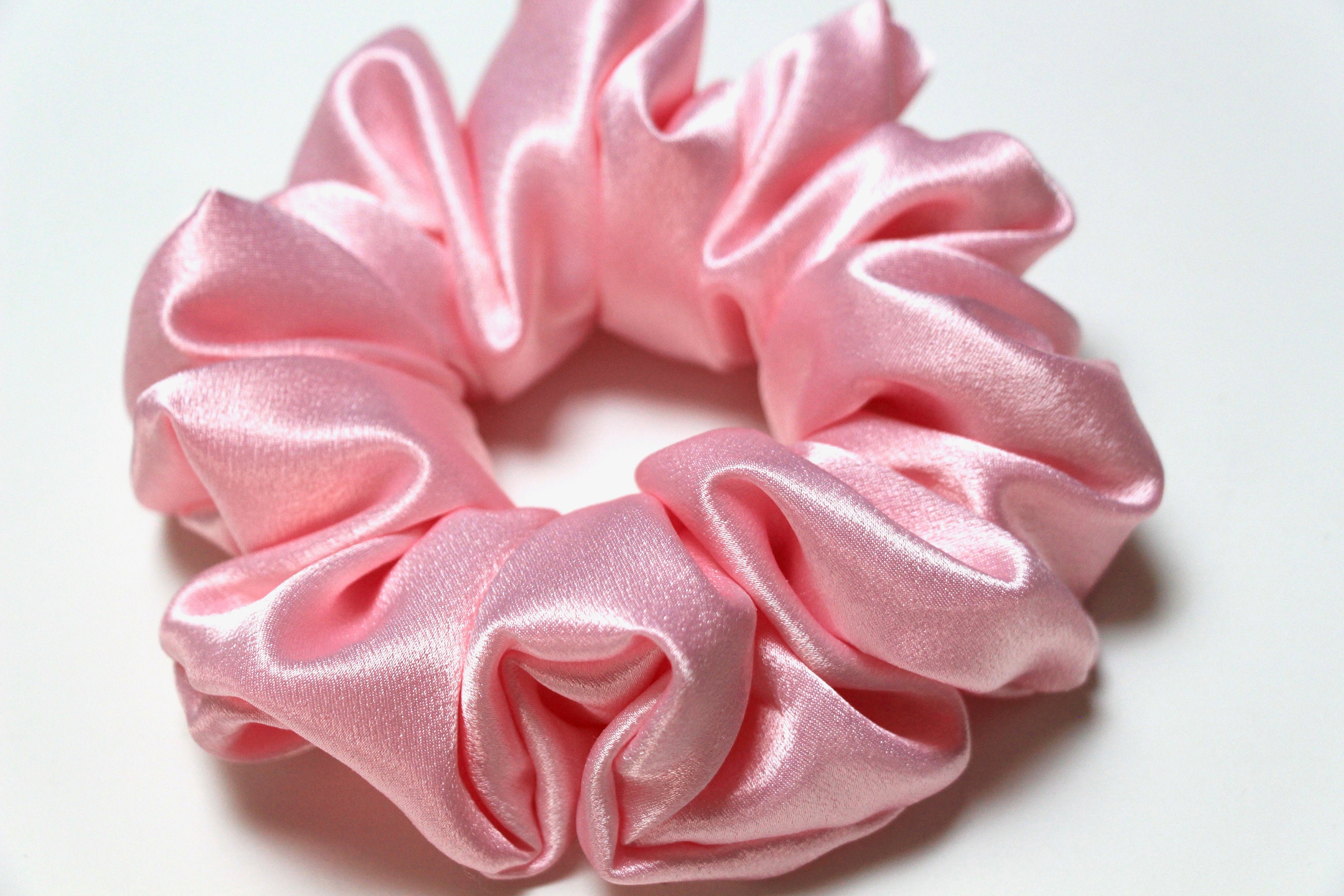Pink scrunchie deals