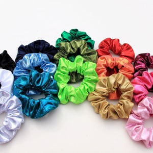 Mystique Spandex Scrunchie | Team Scrunchies, available in a variety of colours