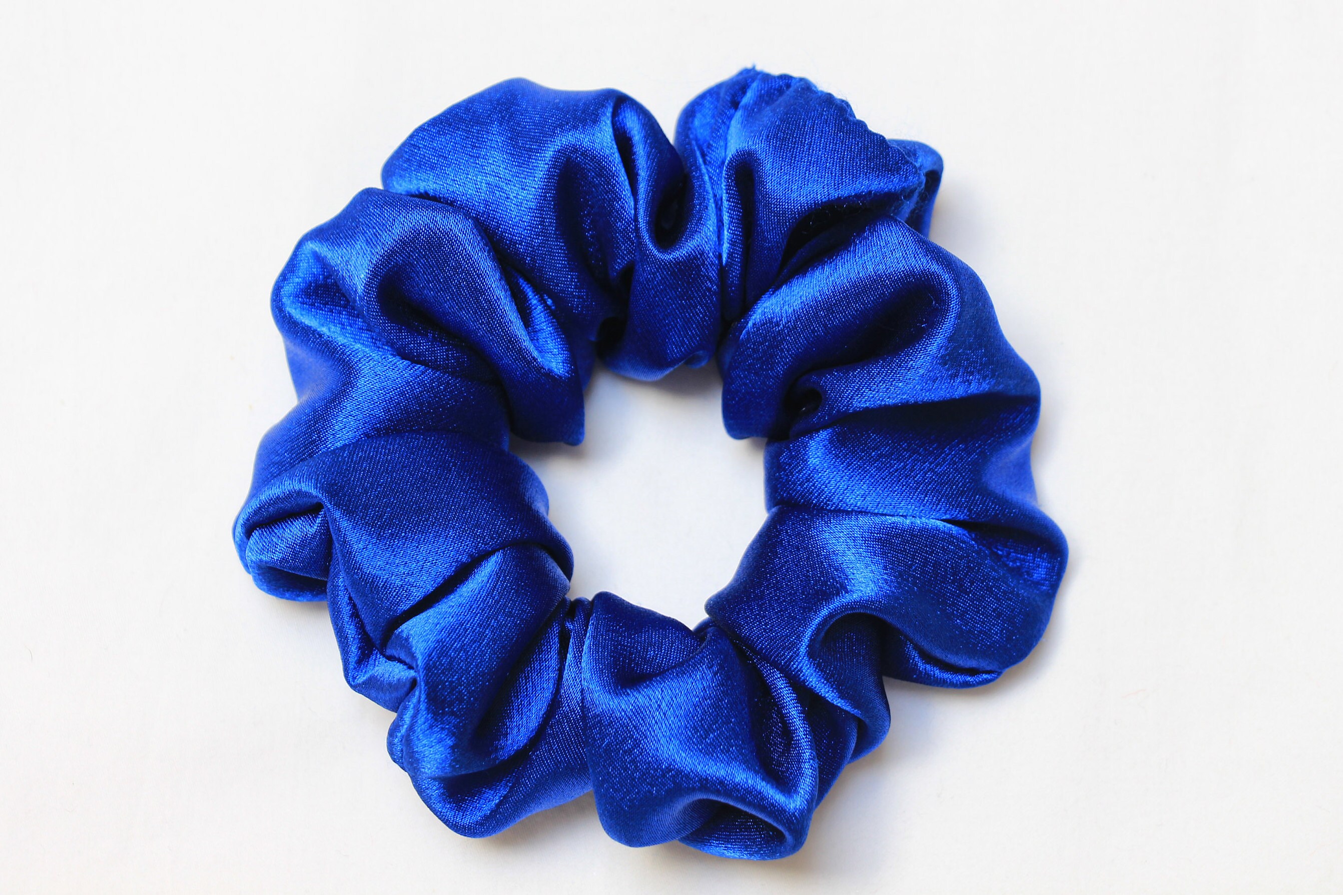 Blue scrunchie deals
