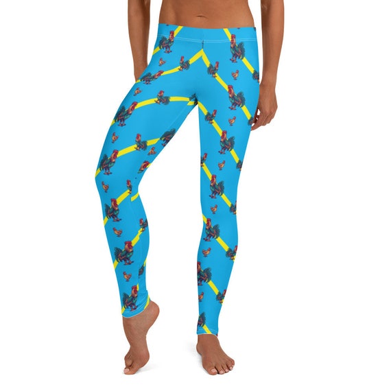 Leggings with chickens on them hot sale