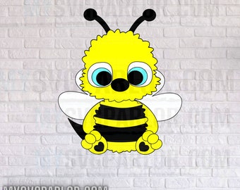 File di taglio SVG ape bambino uccello paffuto per scrapbooking, decorazioni per torte e altro SCARICA solo file