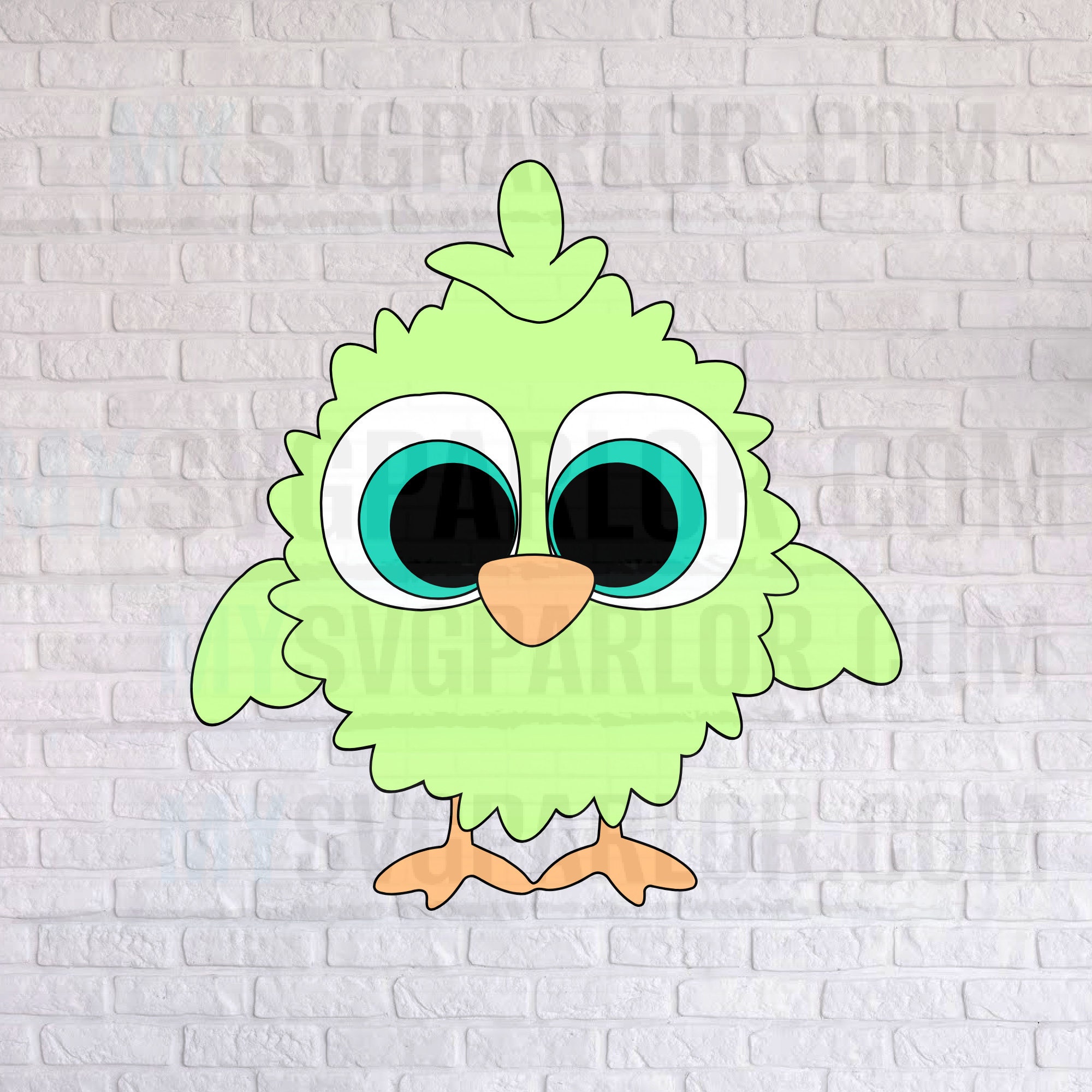 SVG bird baby cutting file chubby bird for scrapbooking cards cake toppers and more DOWNLOAD file only