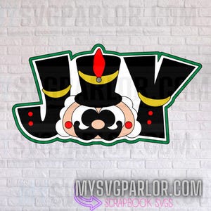 Arquivo de corte de título de quebra-nozes SVG para scrapbooking, cartões, placas e muito mais, somente arquivo para download.