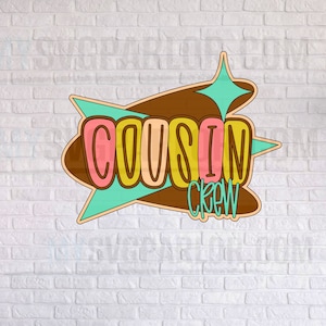 SVG Cousin scrapbook title cutting file title for scrapbooking cards and more download file only