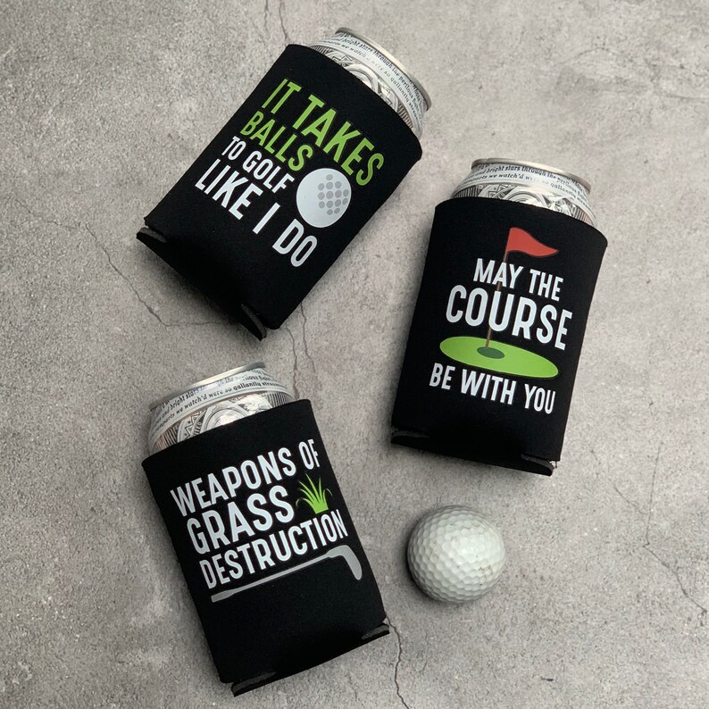 Funny Golf Outing Bachelor Party Can Coolers May the Course Be Etsy