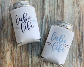 Lake Life Beer Can Coolers