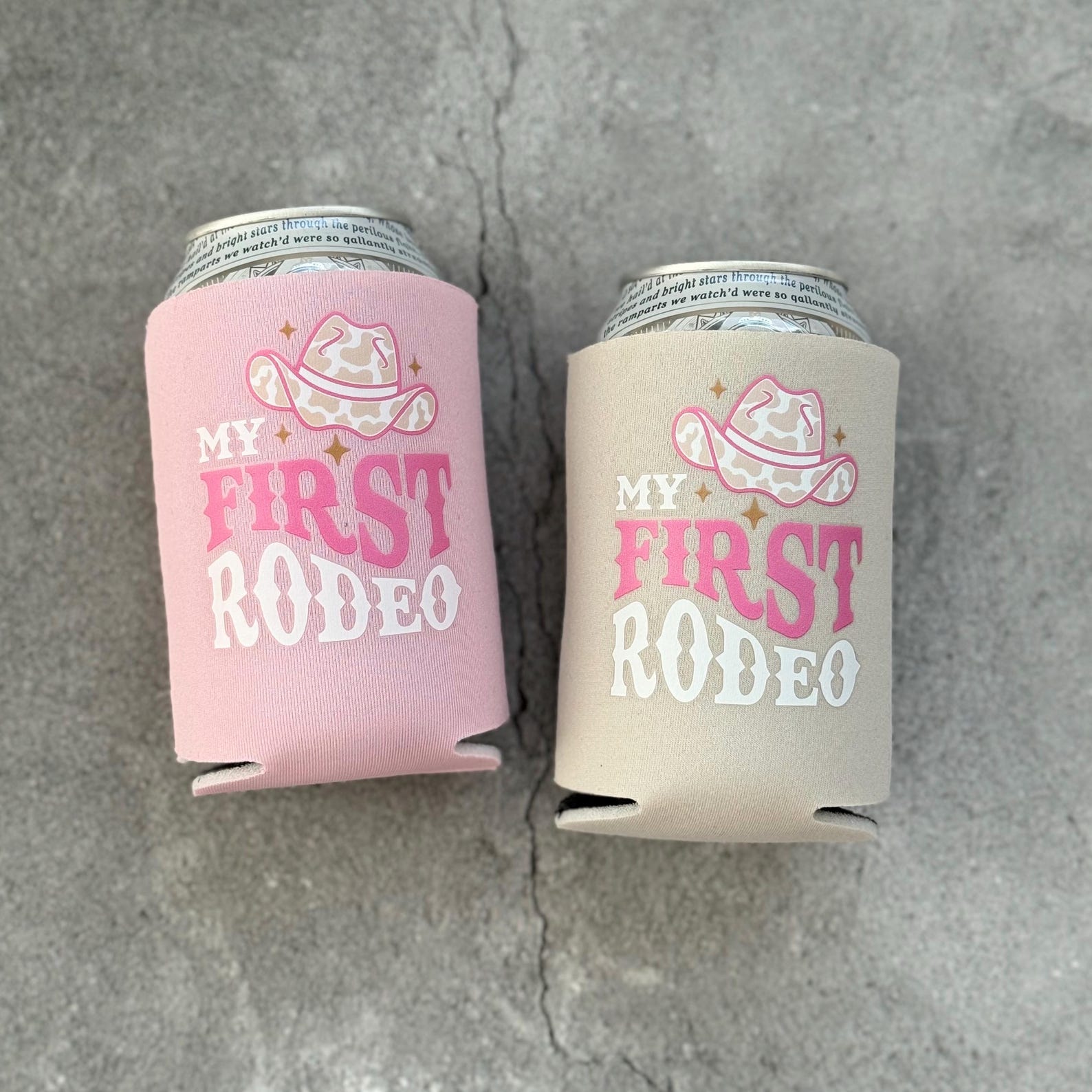 First Rodeo Girls First 1st Birthday Can Coolers Cowgirl - Etsy
