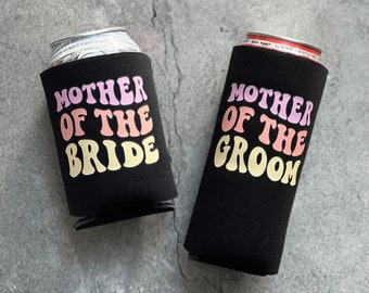 Mother of the Bride or Groom Retro Can Coolers