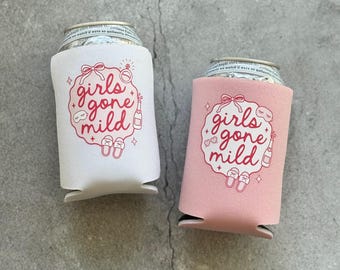 Girls Gone Mild Bachelorette Can Coolers Spa Salon Day Slumber Party