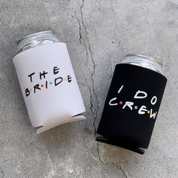 Bride & I Do Crew Bachelorette Party Can Coolers
