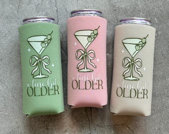 A Tini Bit Older Martini Slim Can Cooler