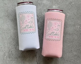 Scottsdale Before the Veil Bachelorette Slim Seltzer Can Coolers