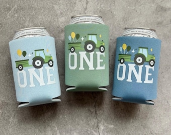 Recuerdos de fiesta para el primer cumpleaños con temática de granja de Tractor ONE