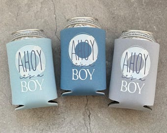 Ahoy It’s a Boy Baby Shower Can Coolers