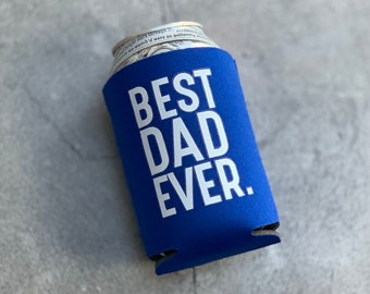 Best Dad Ever Father's Day Gift Beer Can Coolers